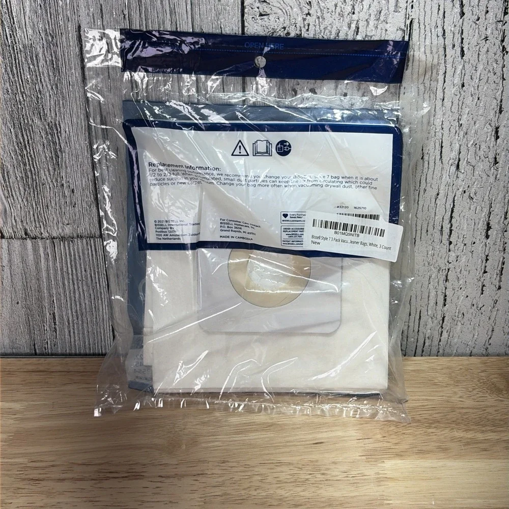 Bissell Style 7 Vacuum Cleaner Bags Model 32120 3-Pack